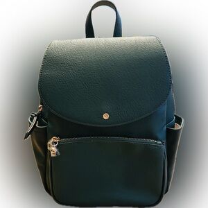 Lauren Conrad Green Faux Leather Backpack